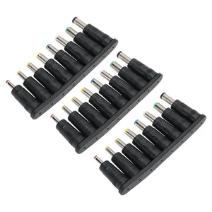 3 Set USB To DC Cable 8 In 1 Power Cord Interchangeable Plug Connector Compu NEW - Afbeelding 1 van 12