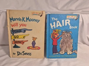 2- DR SEUSS Bright Early 1972- 1979 BEGINNING BEGINNERS HAIR, MARVIN MOONEY Book - Bild 1 von 17