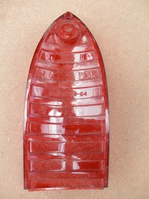 Vintage 1960-1961 AMC Rambler Tail Light Lens OEM Part #3443834 - Image 1 of 3