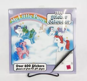 Vintage My Little Pony Sealed Sticker Calendars 1986 / 2025 - NOS - Picture 1 of 9