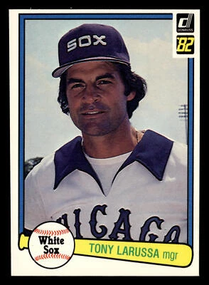 Tony LaRussa 1982 Donruss #319 Chicago White Sox *BUY3GET1FREE* - Image 1 of 2