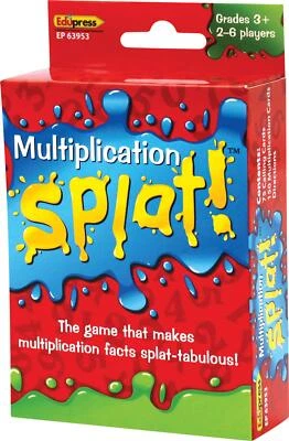 Multiplication Tabletop Game for 2 to 6 Players Grades 3 Fun Learning Cards - Image 1 of 4