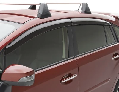 Subaru Impreza 2012-16 sedán 2015-21 WRX STI deflectores de ventana lateral E3610FJ860 Foto 1 de 2