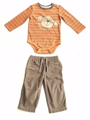 Circo 2 изделия комплект длинным рукавом боди рубашка и брюки с подкладкой размер 24 месяцев - Изображение 1 из 4