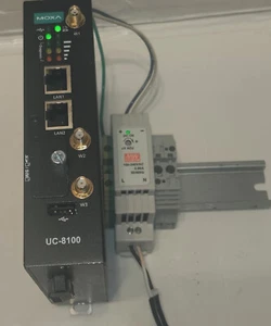 MOXA UC-8112-ME-T-LX-USW Industrie Hutschienen Computer Mobilfunk, Ethernet, WLAN - Bild 1 von 14