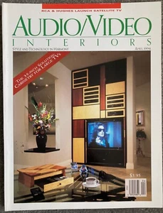 Vintage April 1994 Audio Video Interiors Magazine Style & Technology In Harmony - Picture 1 of 14
