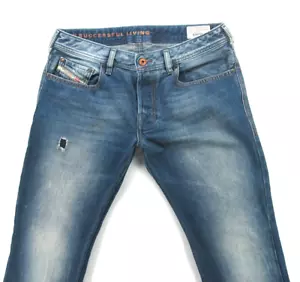 Diesel Zatiny 0885W Regular Bootcut Distressed Men's jeans size 32 inseam 33 - Picture 1 of 11