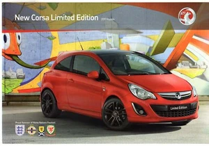 Vauxhall Corsa Limited Edition Early-Mid 2011 UK Market Sales Brochure - Picture 1 of 1