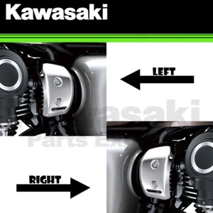 NEW 2019 - 2023 GENUINE KAWASAKI W800 LEFT & RIGHT CHROME THROTTLE BODY COVERS - Picture 1 of 1