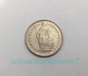 1971 Switzerland 1/2 Franc Coin, KM23a.1 Uncirculated - Picture 1 of 2