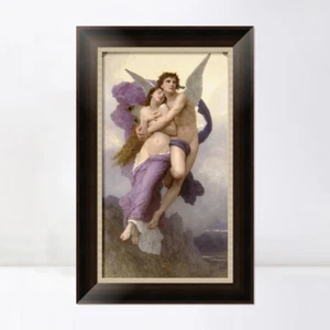 Framed Canvas Art The Abduction of Psyche by William Adolphe Bouguereau 16"x32" - Picture 1 of 5