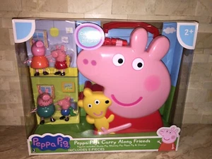 PEPPA PIGS CARRY ALONG FRIENDS CARRY CASE - Picture 1 of 6