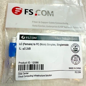 FS.com LC Female to FC Male Simplex Singlemode - Bild 1 von 3