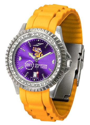Ladies' LSU Tigers OHT Sparkle Watch Cover