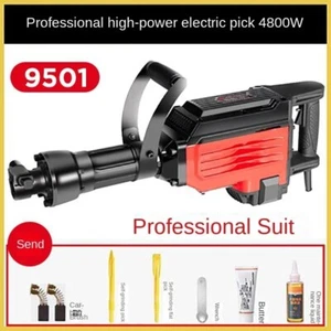 Electric Demolition Jack Hammer Drill Heavy-Duty Jackhammer Concrete Breaker - Picture 1 of 21