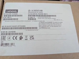 New unopened - Lenovo - 7Y37A01090 - ThinkSystem 430-8e - Controller - Photo 1/4
