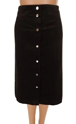 Бархатная юбка средней длины Vanessa Bruno размер 34 S муссовый коричневый - Изображение 1 из 4