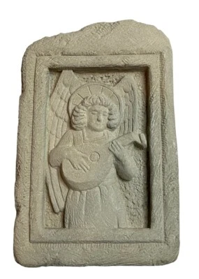 Carruth Studio Angel Piedra Arte Escultura Interior Exterior 1994 De Colección Foto 1 de 4