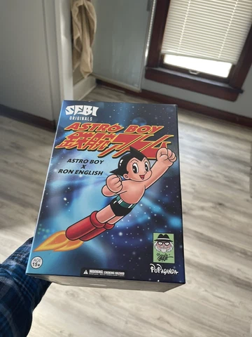 SFBI Ron English Astro Boy Propaganda Toys RARE New York Comic Con Cover