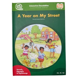 Leap Frog School Classroom Series Tag Book A Year on My Street Vowels Digraphs - Picture 1 of 2