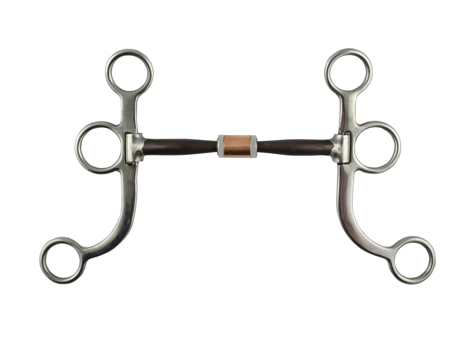 "Pool´s" Billy Allen Bit mit Kupferrolle & kurzen, flachen Shanks - Gr. 12,5 cm - Bild 1 von 1