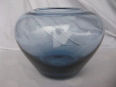 VASE VLG WEISSWASSER WMF WAGENFELD ART DECO BAUHAUS Stahlblau - Bild 1 von 4