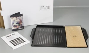 Placa de parrilla Rustler madera de cedro tabla de ahumar rejilla de parrilla acero al carbono verduras B34-10x - Imagen 1 de 6