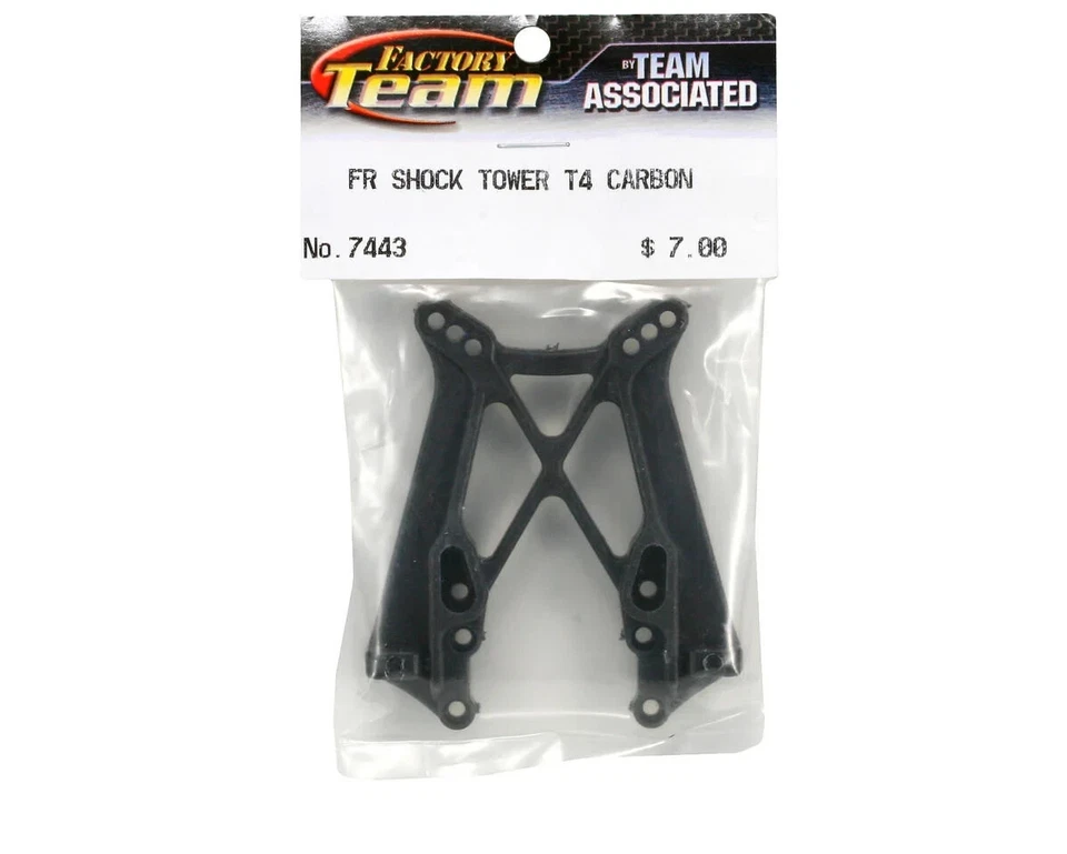 Team Associated Carbon Front Shock Tower (T4) ASC7443 A1 - Image 1 of 1