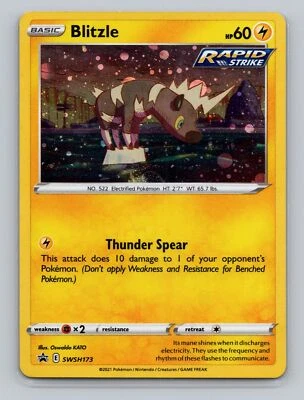 Blitzle #SWSH173 Promo Pokemon TCG SWSH: Sword & Shield Promo Cards - Image 1 of 2