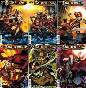 PATHFINDER CIUDAD DE SECRETOS (6) Edición Comic Set #1 2 3 4 5 6 Primer Póster de Arte del Mapa - Imagen 1 de 1