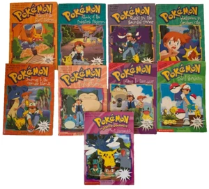 9x Pokemon Vintage 1998 Scholastic Books 2 3 4 7 9 10 13 14 17 PB Tracey West - Bild 1 von 24
