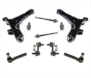 F Lower Control Arms Tie Rods Ball Joints for Subaru Impreza 2008 2009 2010 2011 - Picture 1 of 6