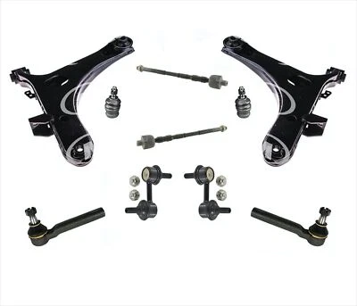 F Lower Control Arms Tie Rods Ball Joints for Subaru Impreza 2008 2009 2010 2011 - Image 1 of 4