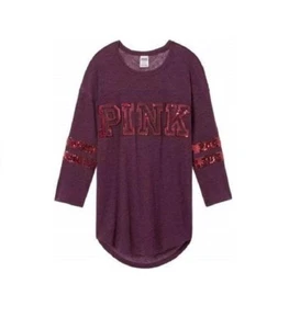 Camiseta deportiva de novio rosa de Victoria's Secret marrón mediana nueva con etiquetas - Imagen 1 de 4