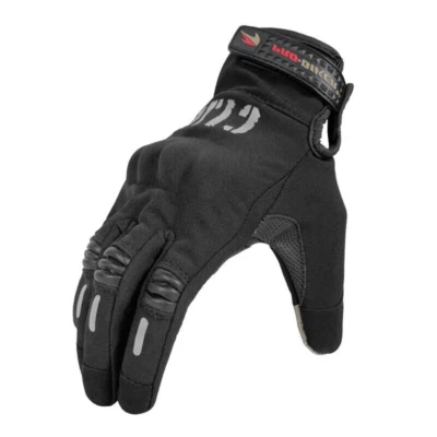 Guantes a prueba de viento con pantalla táctil para motocicleta Guantes de dedo completo para montar carreras Hombres Foto 1 de 4
