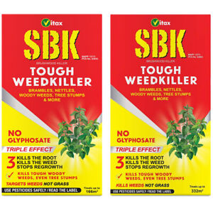 Vitax SBK Weedkiller Brushwood Tree Stump Bramble Root Tough Weed Killer