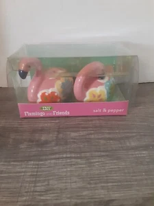 New Flamingo and Friends salt and pepper shakers Boston Warehouse - Picture 1 of 2