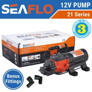 12 Volt Seaflo Druckwasserpumpe Wohnmobilpumpe Caravanpumpe Wasserpumpe Pumpe - Picture 1 of 13