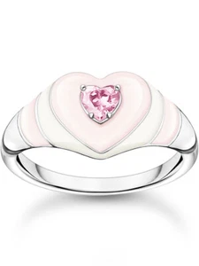 Thomas Sabo Anello da donna TR2435-041-9-50 cuore misura 50 - Foto 1 di 3