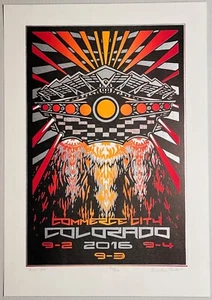 PHISH DICK'S 2016 BLAST OFF Concert Fan Art Poster Print ISABELLA BULLOCK S/N - Picture 1 of 8