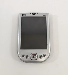 HP iPAQ rx1950 PDA Pocket PC argent en l'état sans stylet PIÈCES RÉPARATION - Photo 1 sur 10