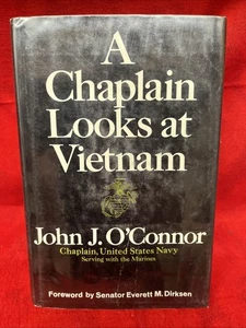 A CHAPLAIN LOOKS AT VIETNAM by JOHN J. O'CONNOR 2D PRINTING 1968 HARDCOVER (b16) - Imagen 1 de 5