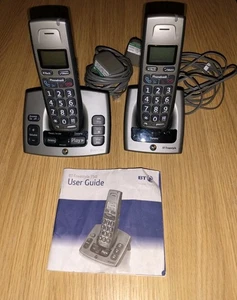TÉLÉPHONE SANS FIL GROS BOUTONS BT FREESTYLE 750 (LOT DE 2 NUMÉRIQUES) - Photo 1/9
