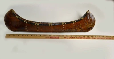 CANOE BIRCH BARK MODEL - Image 1 of 4