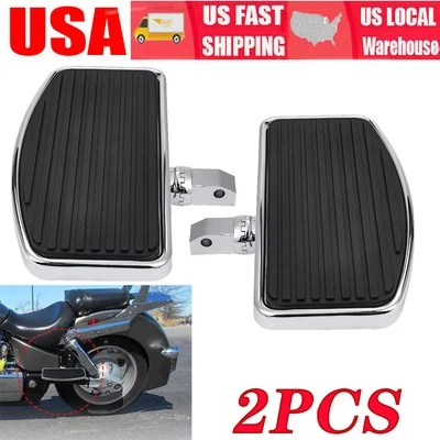 Rear Footboard Footrest FootPeg For Honda VTX 1800 1300 Suzuki VL800 VL400 C50 - Image 1 of 4