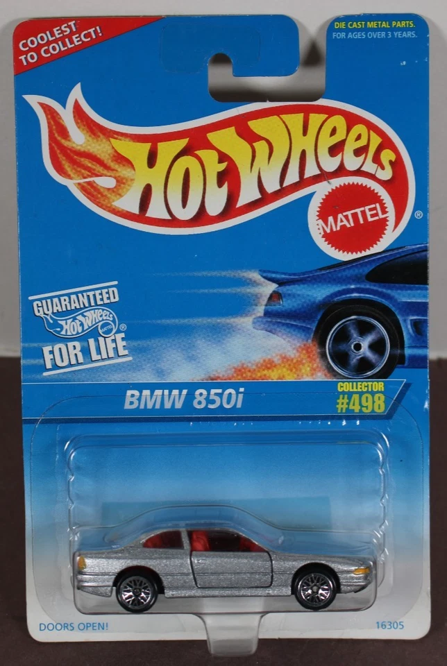 Clásico Hot Wheels BMW 850i Puertas Abiertas Coleccionista Nº 498 LQQK Foto 1 de 4