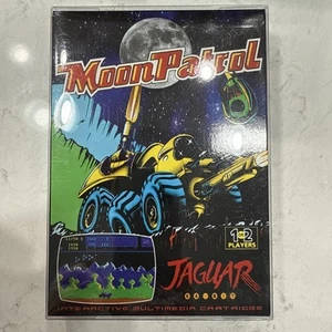 Moon Patrol Atari Jaguar Cartridge Complete CIB Rare - Picture 1 of 3