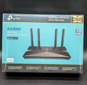 Tp-link AX3000 Wifi 6 Router 802.11ax Archer Ax50 Internet Router - New, Sealed - Zdjęcie 1 z 3