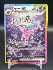 Espeon ex 155/131 Pokemon Prismatic Evolutions Special Illustration Rare NM - Picture 1 of 4