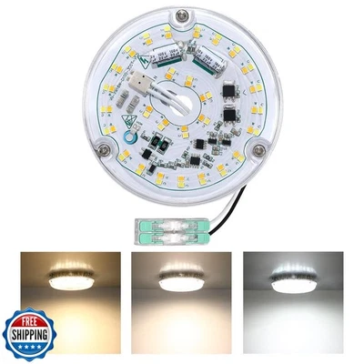 4 Inch Ceiling Fan LED Light Replacement, 18W 2200LM 3000K 4500K 6000K LED Ce - Image 1 of 4